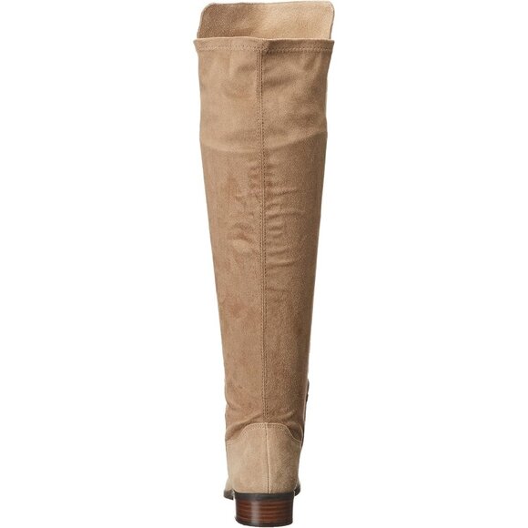 Women's Dune Above the Knee Pointed Toe Low Heel Calypso Winter Long Boot - Picture 3 of 7